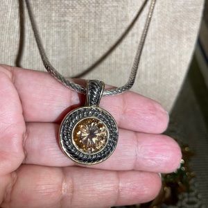 💎 Two toned 2pc Necklace Set